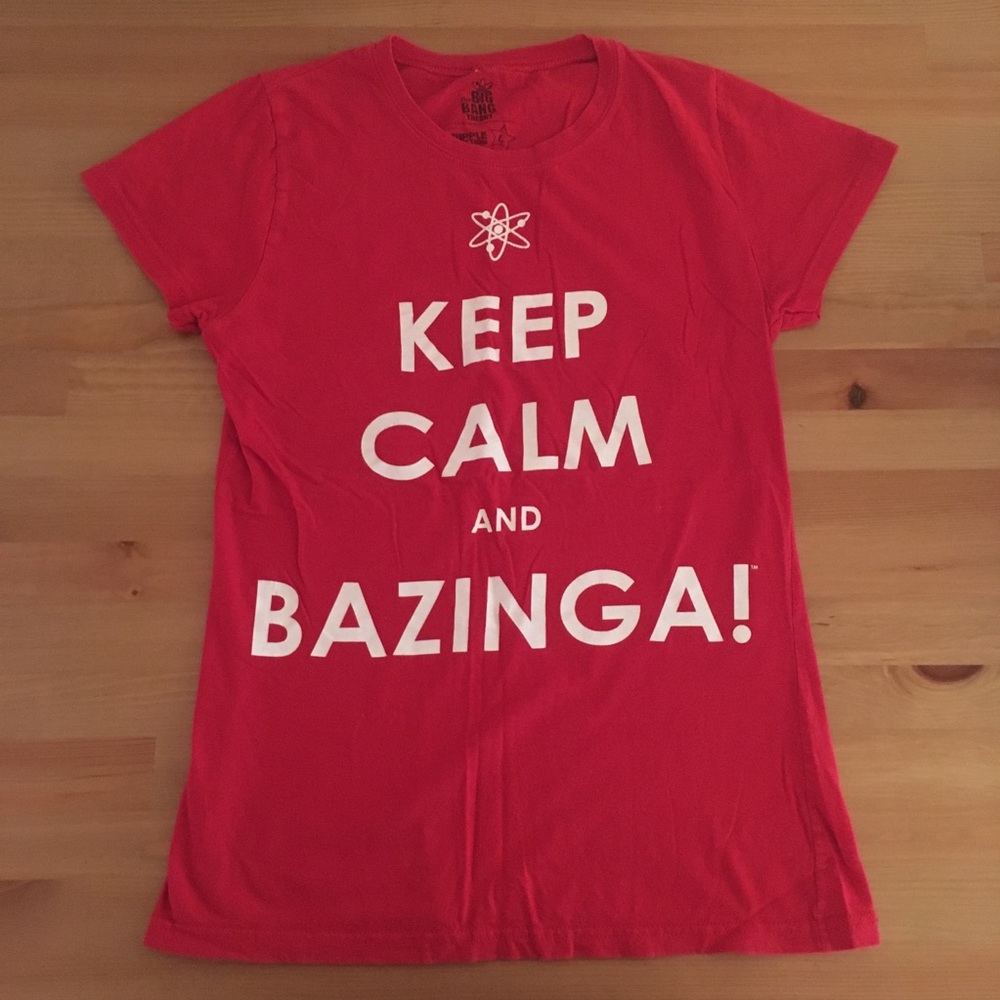 KEEP CALM and BAZINGA tee